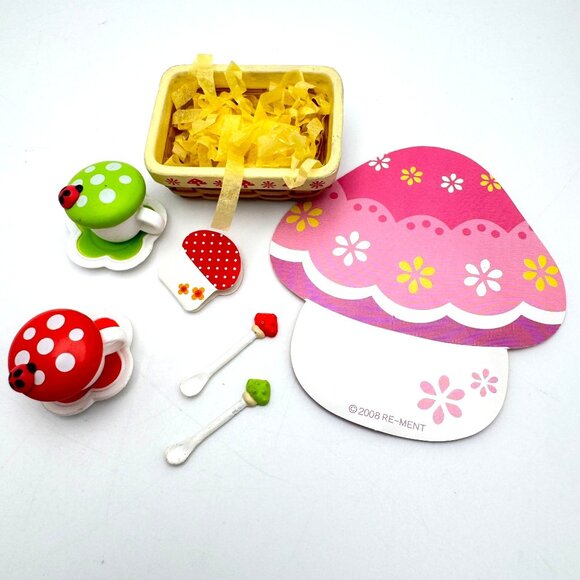 Re-Ment Mushroom Shop Set 10 Complete No Box - Picture 2 of 4